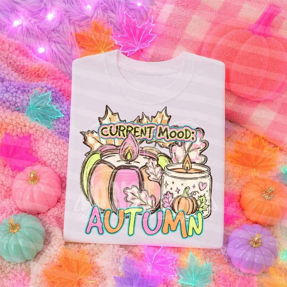 Current mood autumn Sunday Special DTF transfer