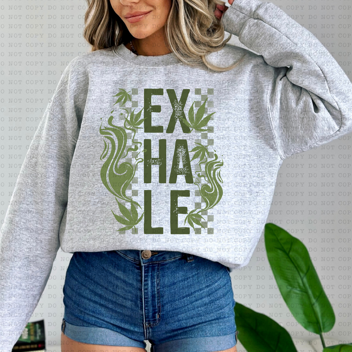 Exhale (leaves, 420) 3441 DTF TRANSFER