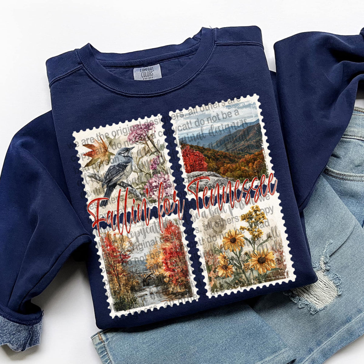 Falling For Tennessee Fall Stamps (TTD) DTF transfer