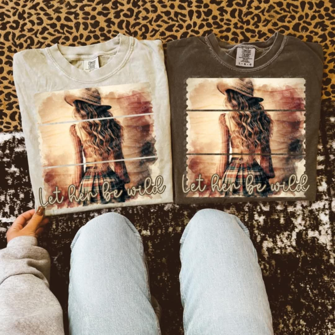 Let her be wild (UD) 103328 DTF transfer