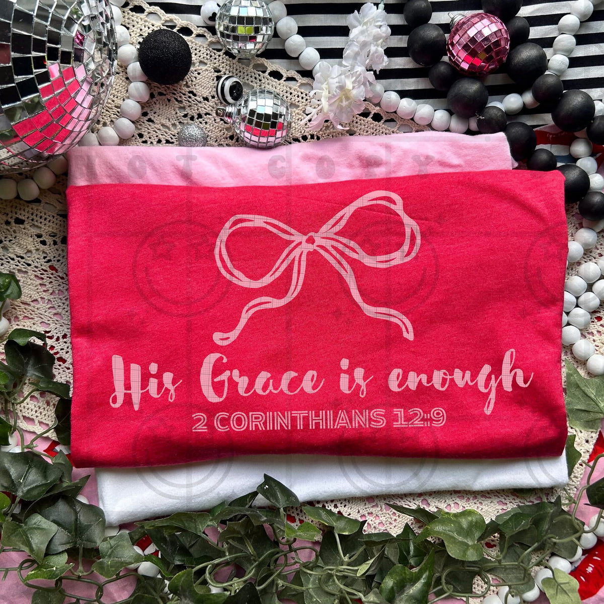 His Grace is enough bow (HW) DTF TRANSFER