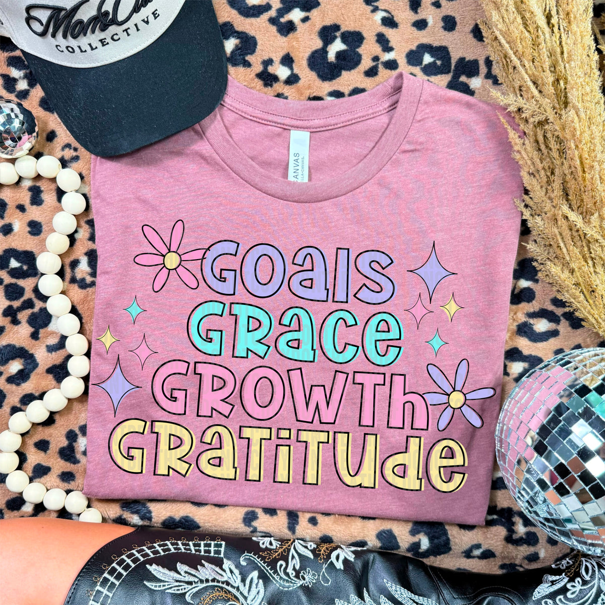 Goals Grace Gratitude 113245 DTF transfer