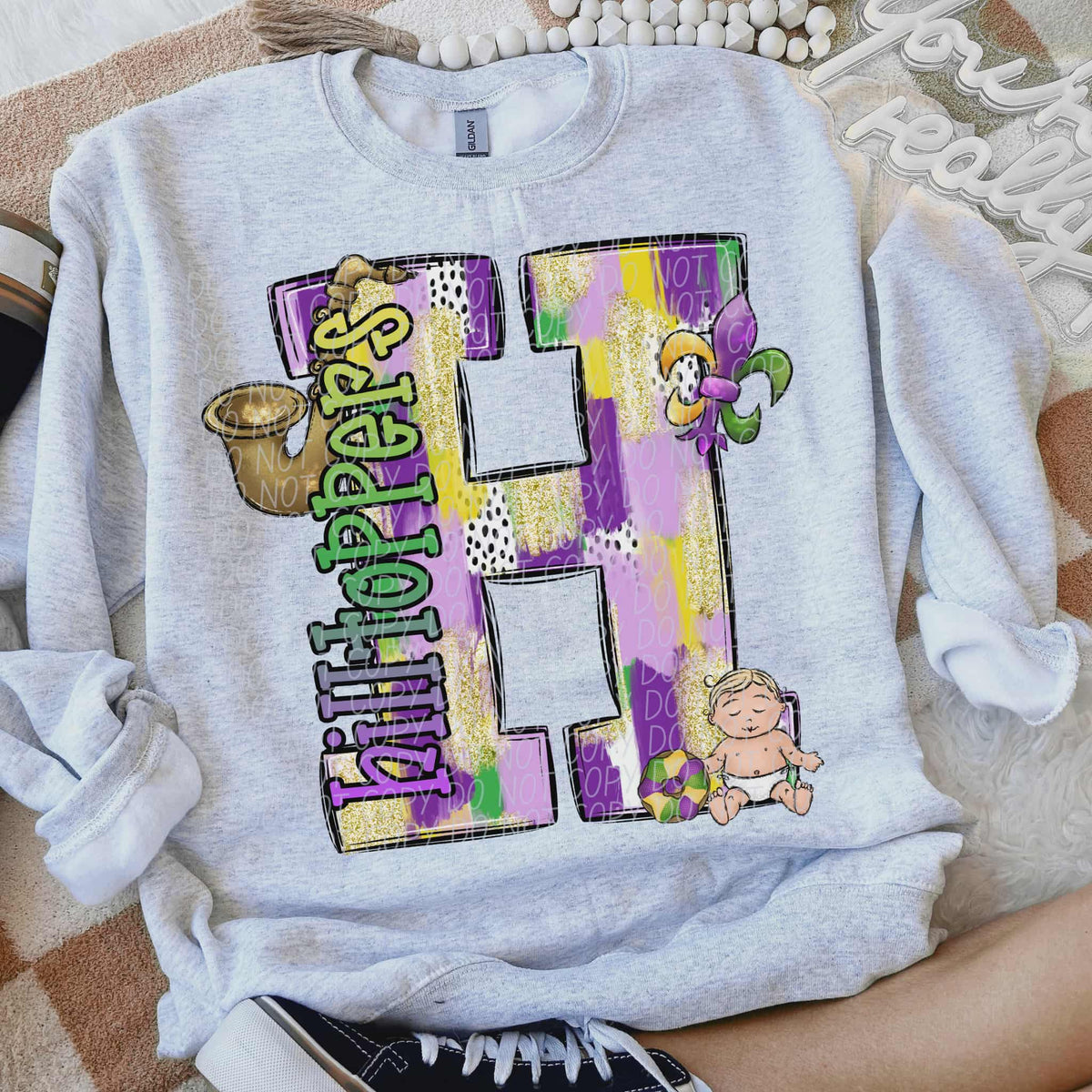 Hill toppers Mardi Gras (city) DTF Transfer