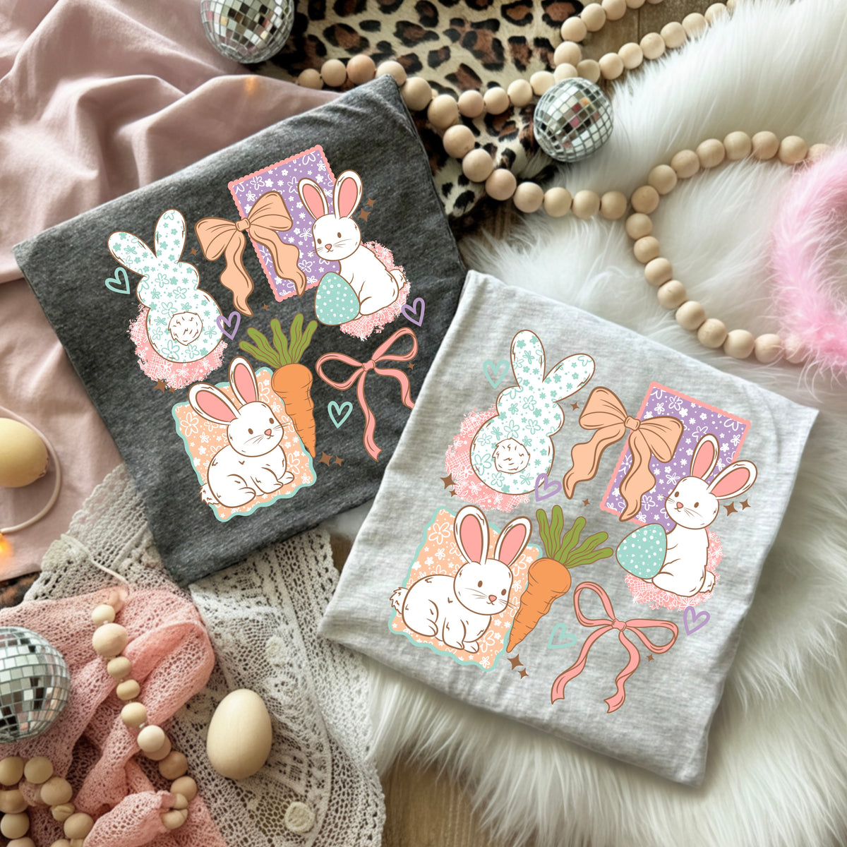 Pastel Easter frames Sunday special DTF transfer