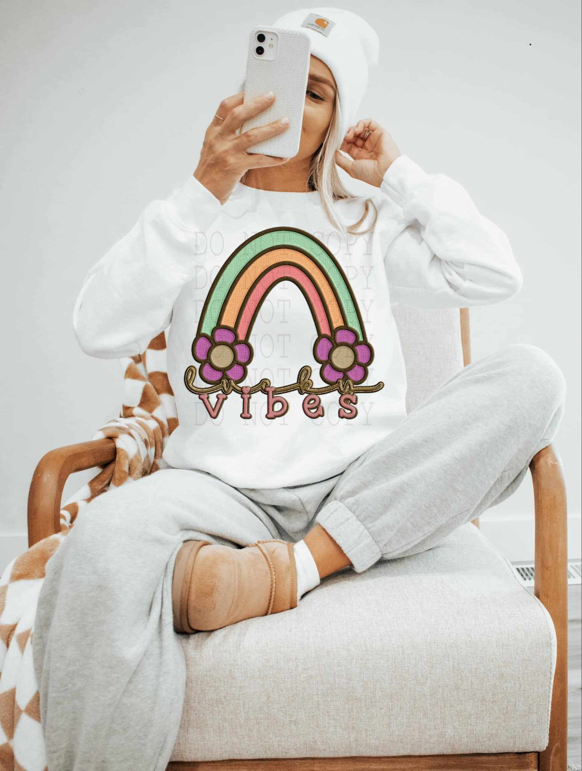 Lucky vibes 79843 DTF transfer