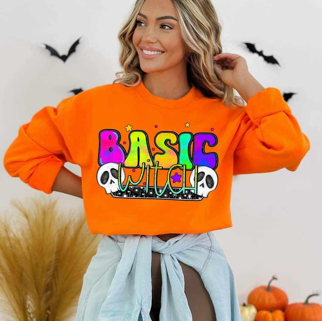 Basic witch colorful 58749 DTF transfer