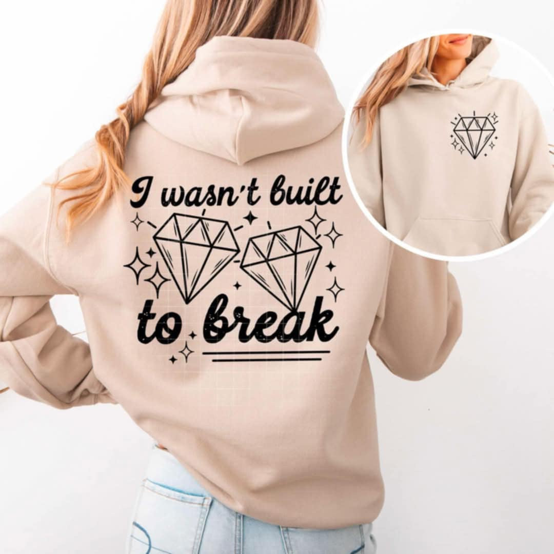 I wasn’t built to break BLACK BACK (CSC) 91564 DTF transfer