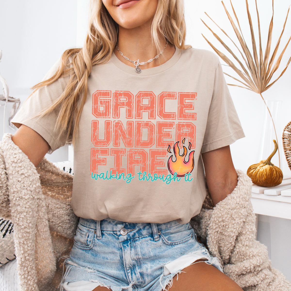 Grace under fire walking through it (VIRGO) 96401 DTF transfer