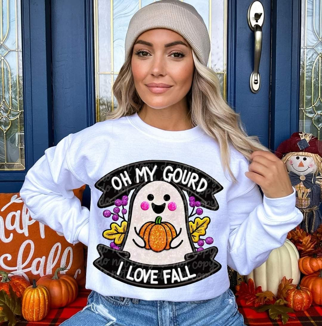 Oh my gourd I love fall ghost 50692 DTF transfer