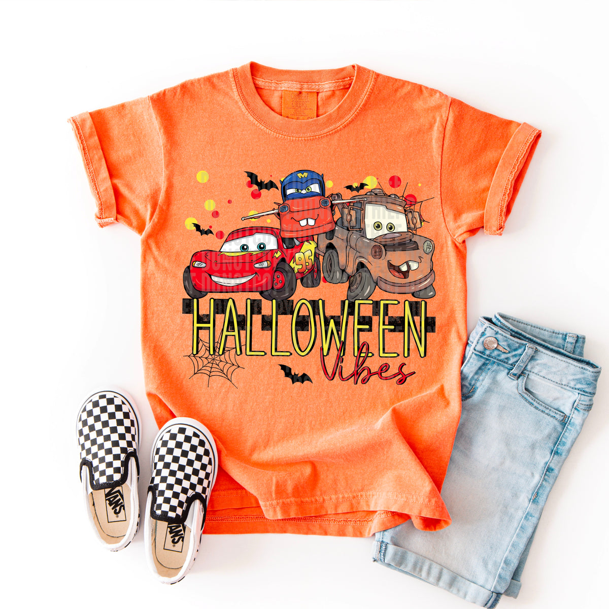 Halloween Vibes Cars 113264 DTF transfer