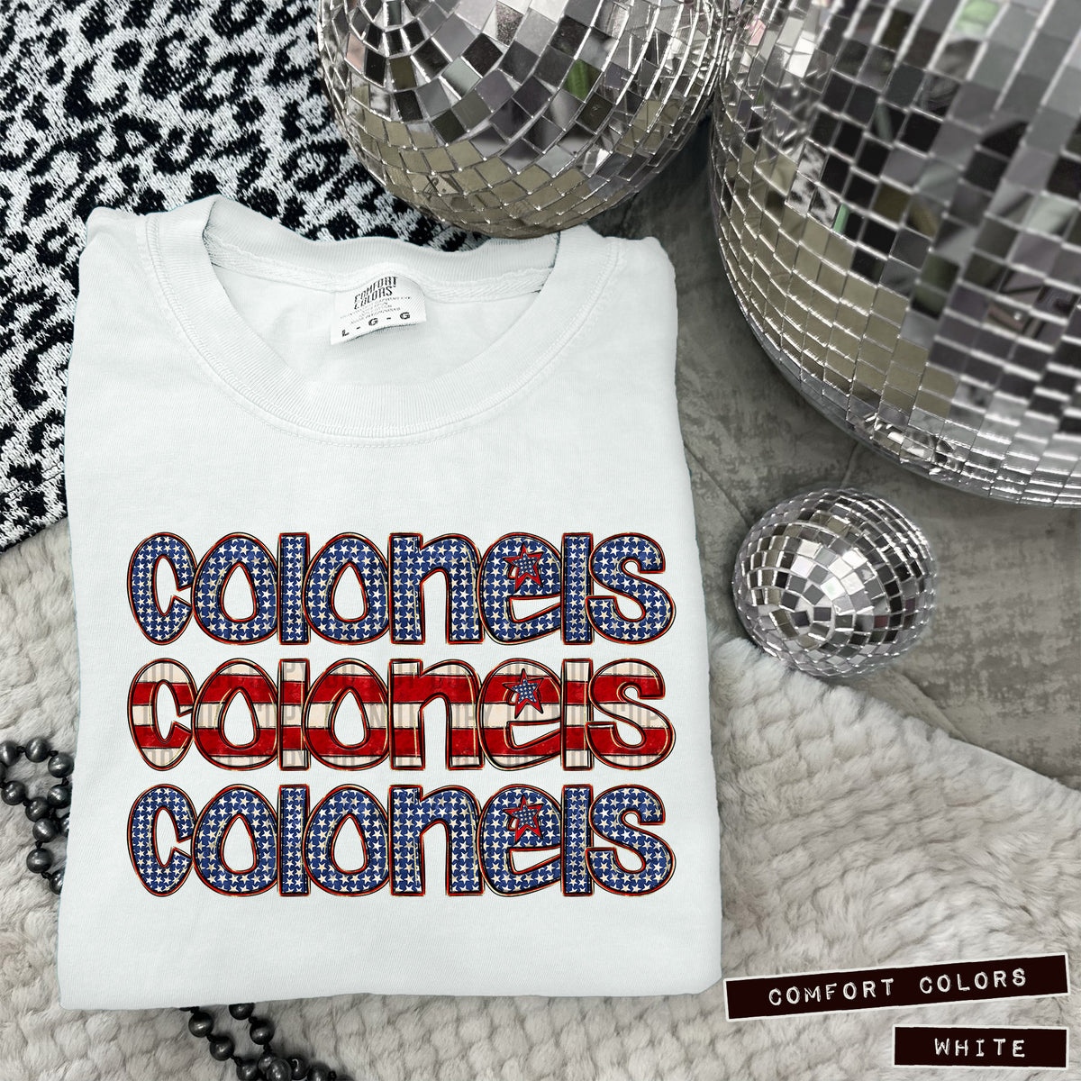Colonels RWB stacked (Caplinger) DTF transfer