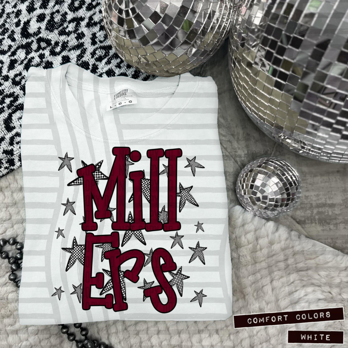 Maroon Staggered Mascots (Caplinger)