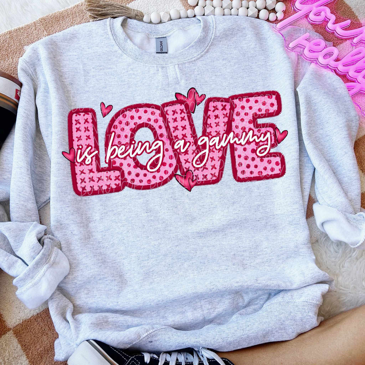 Love is being a gammy (CITY) 79148 DTF transfer