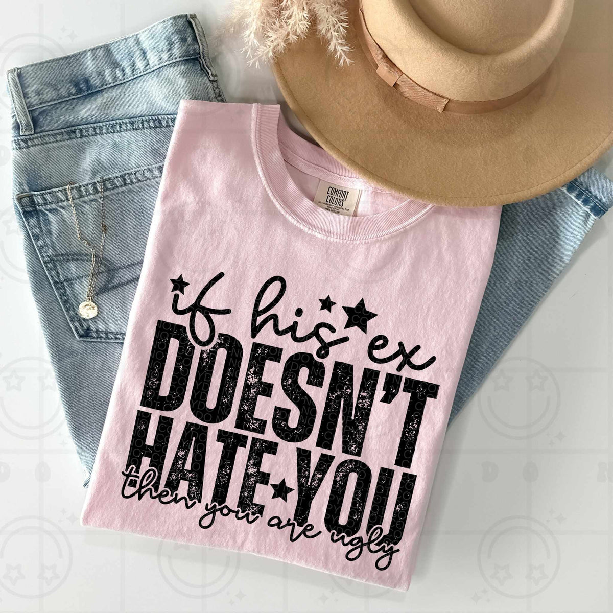If his ex doesn’t hate you BLACK (HW) 79402 DTF transfer