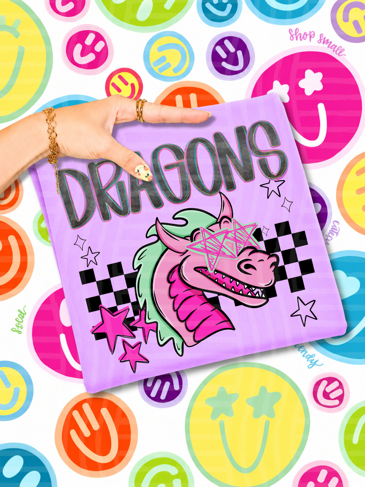 dragons starry eyed checks (CAPLINGER) DTF Transfer