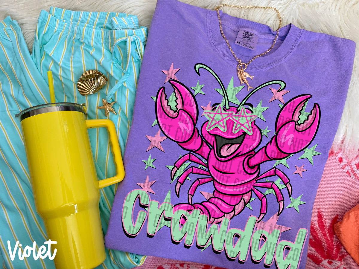 crawdads starry eyed (Caplinger) DTF Transfer