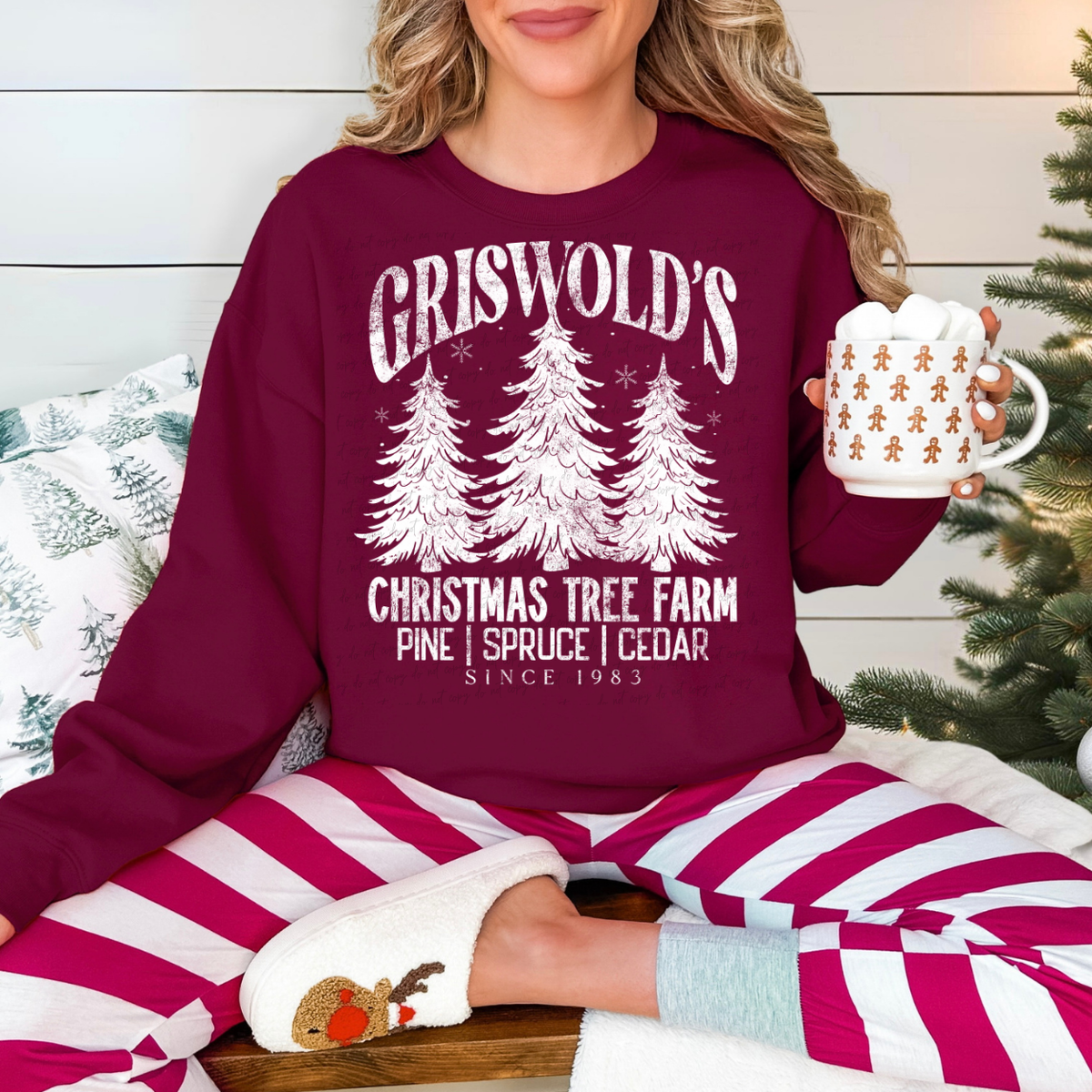 Grisworld's Christmas Tree Farm *WHITE* 117324 DTF Transfer