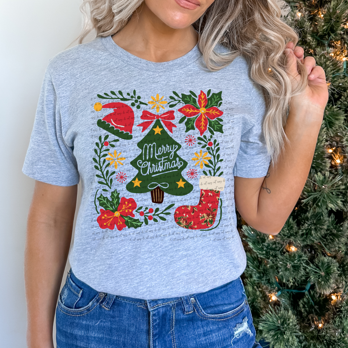 Merry Christmas 68147 DTF Transfer