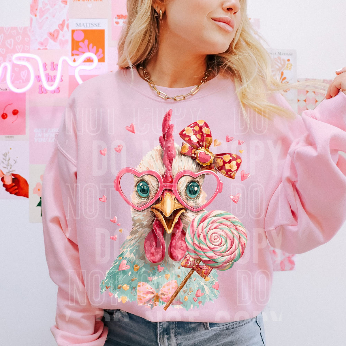 Lollipop Chicken (SBB) DTF Transfer