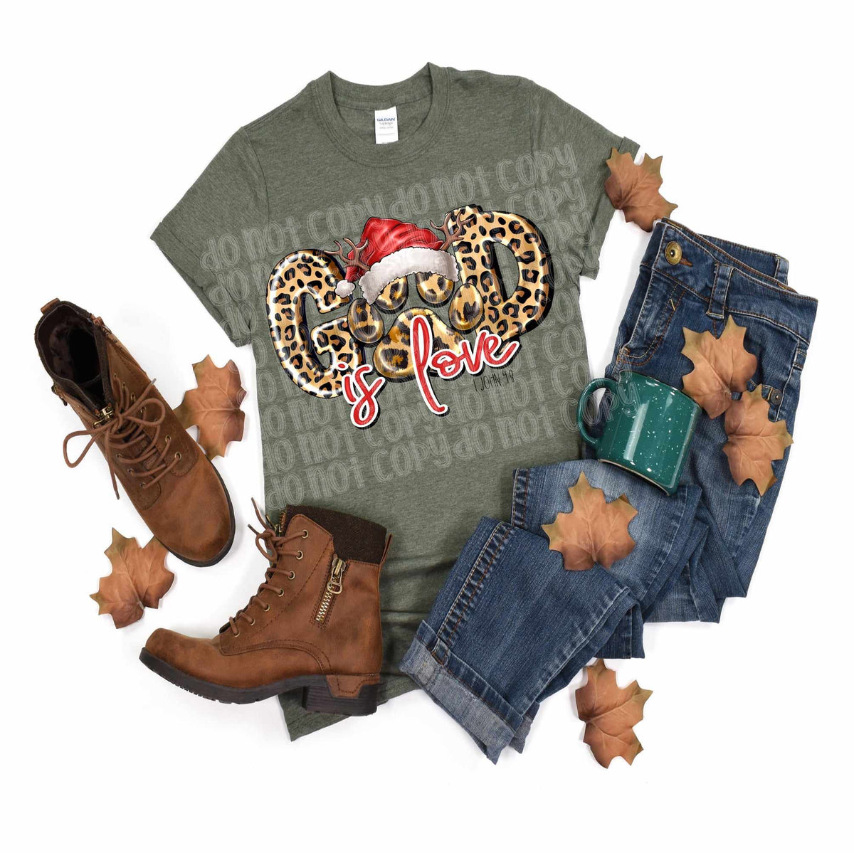 God of love Santa hat (SSD) 60567 DTF transfer