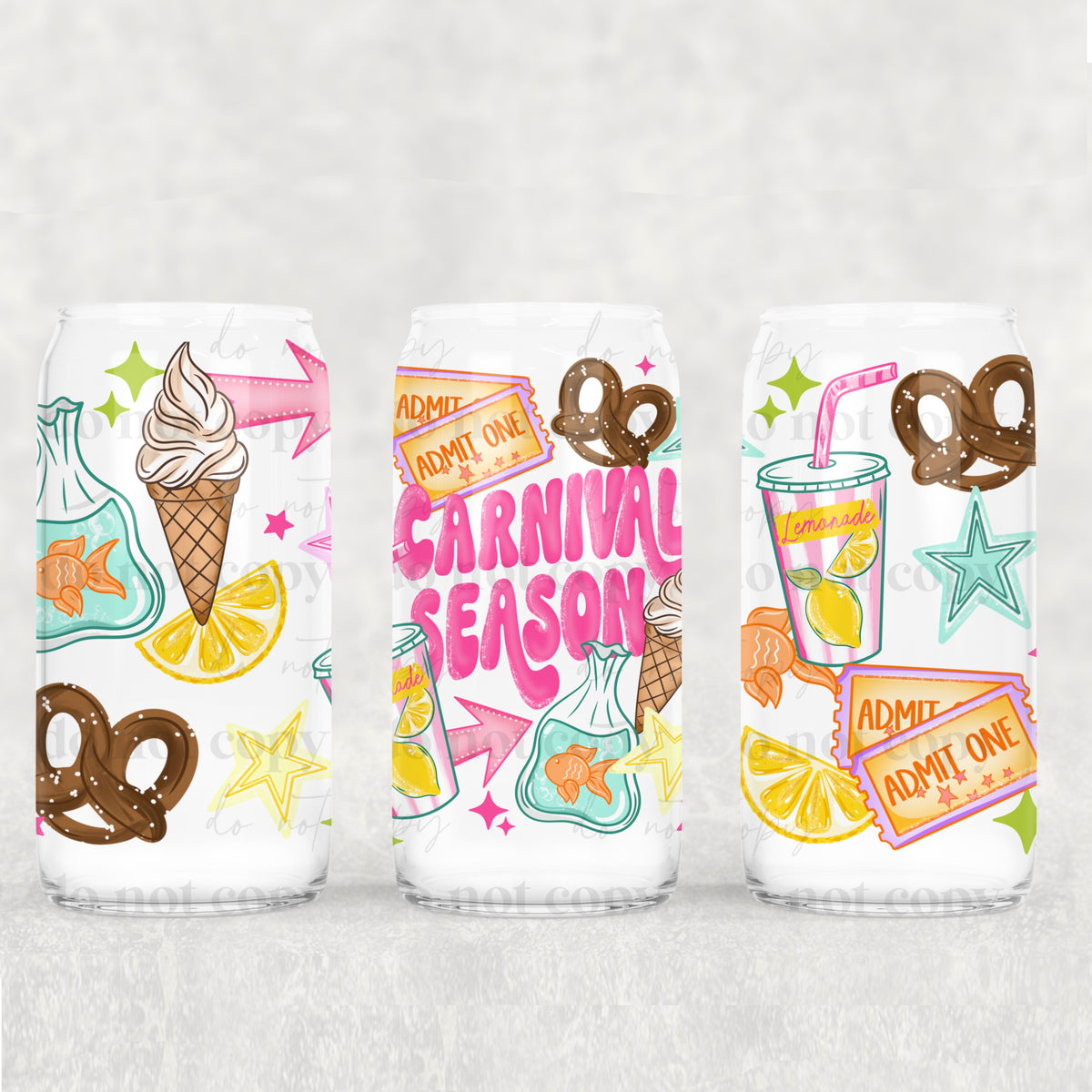 Carnival season (CSC) UV DTF WRAP