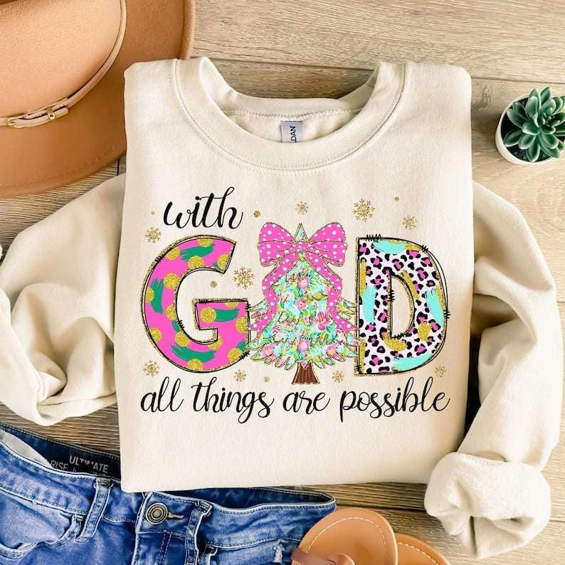 With god tree 67923 DTF transfer