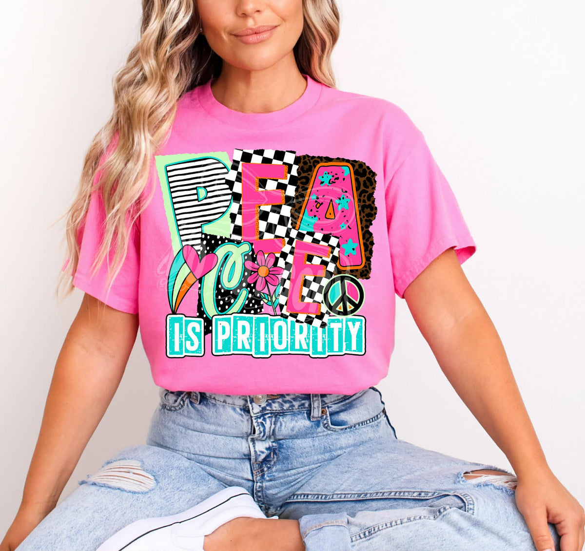 Peace is priority (CST) DTF Transfer