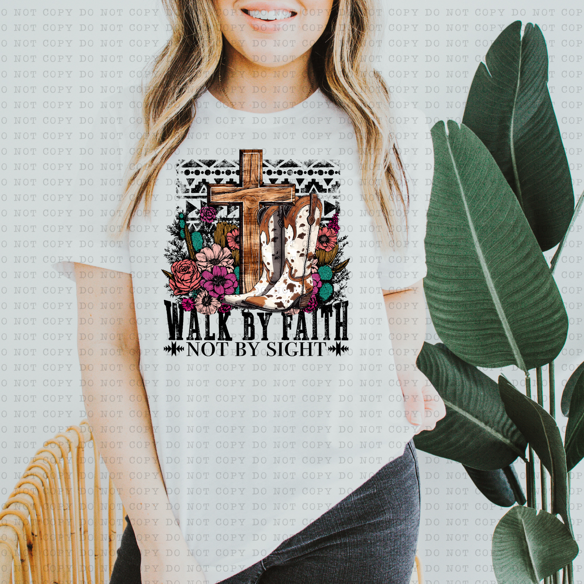 Walk By Faith 3540 DTF TRANSFER