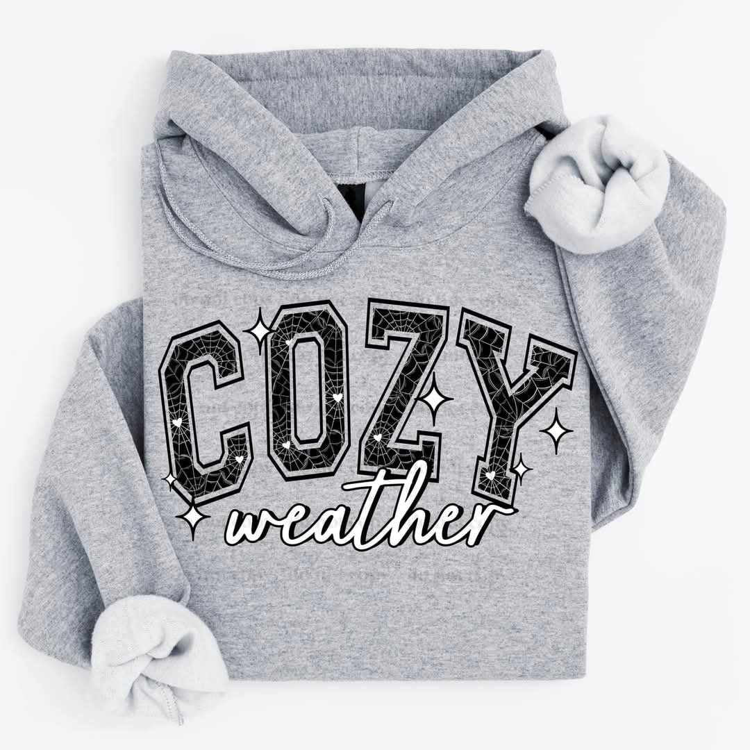 Cozy weather BLACK (CSC) 73739 DTF transfer