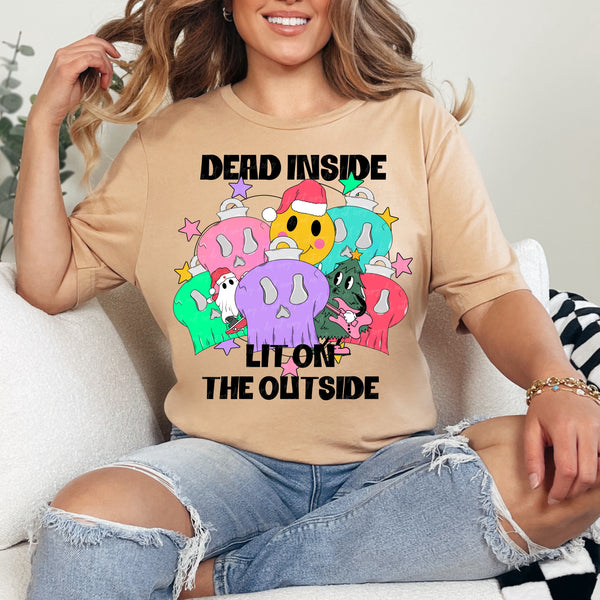 Dead inside lit on the inside 30193 DTF transfer