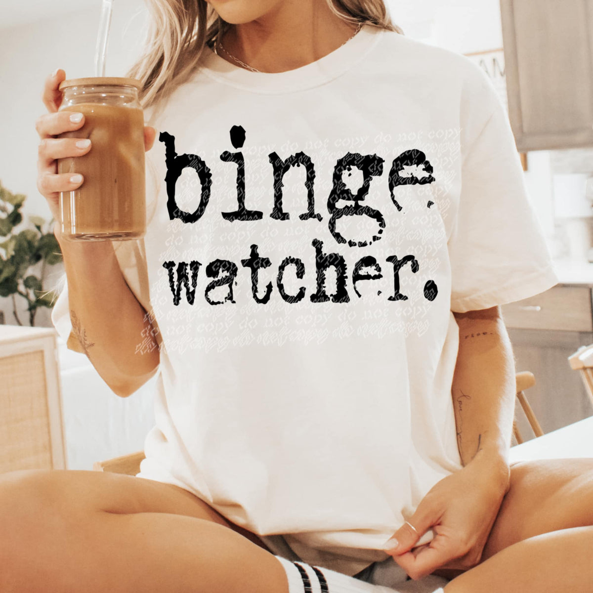 Binge watcher. (TTD) 94375 DTF transfer
