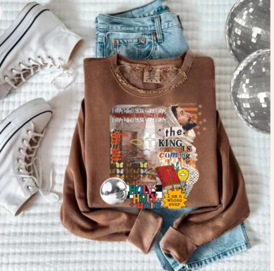 I am who you say I am Bible quote cluster 85160 DTF transfer