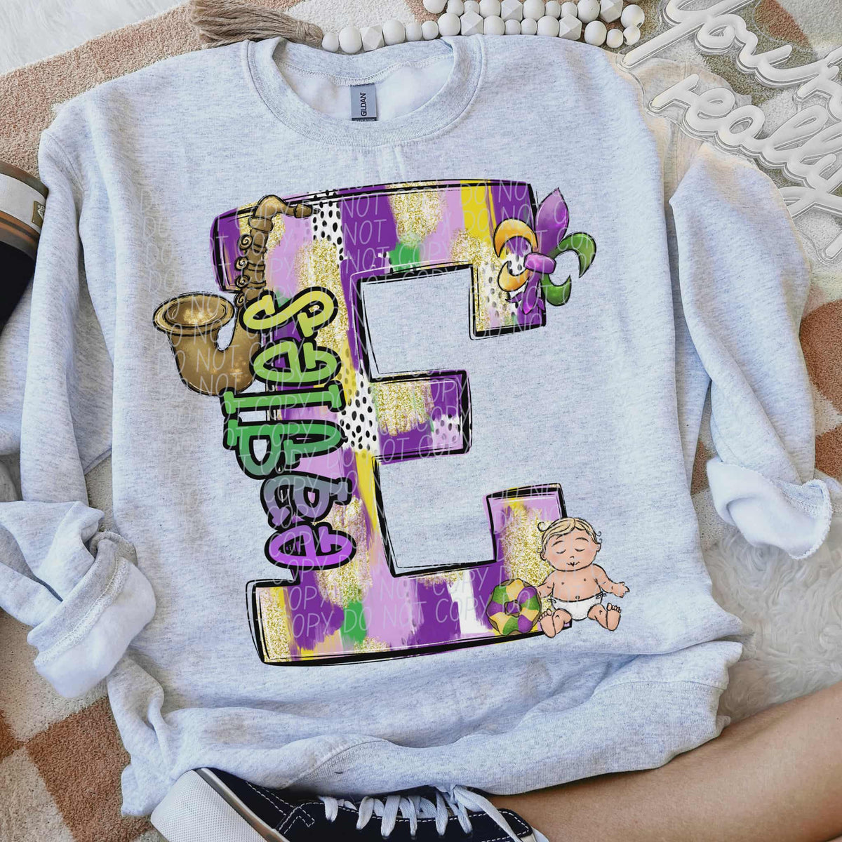 Eagles Mardi Gras (city) DTF Transfer