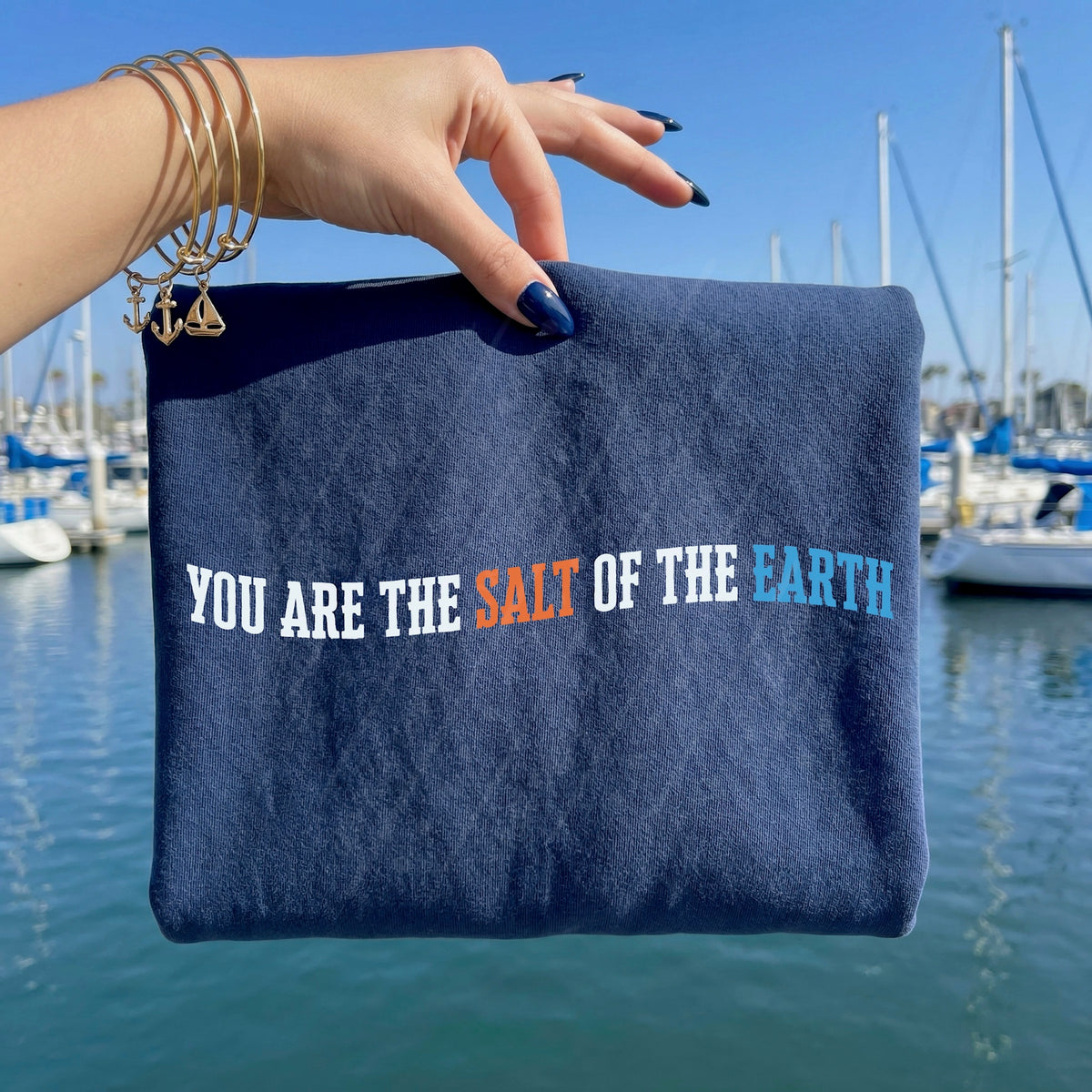 You are the salt of the earth (white words) DTF Transfer