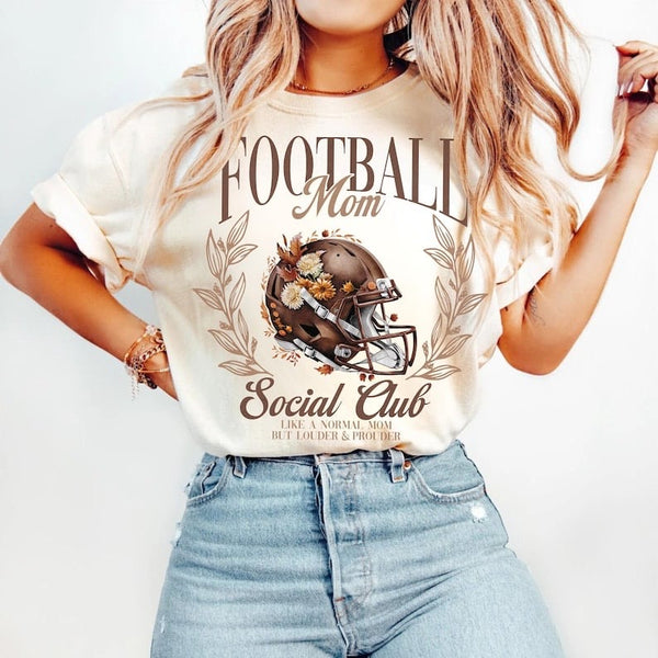 Football mom social club 55304 DTF transfer