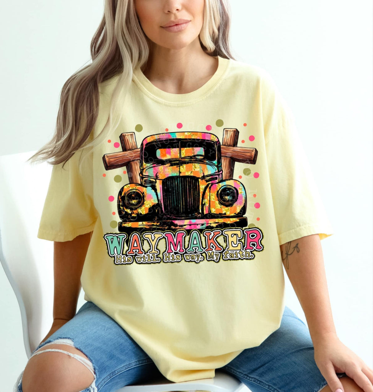 Way maker old vehicle 95888 DTF transfer