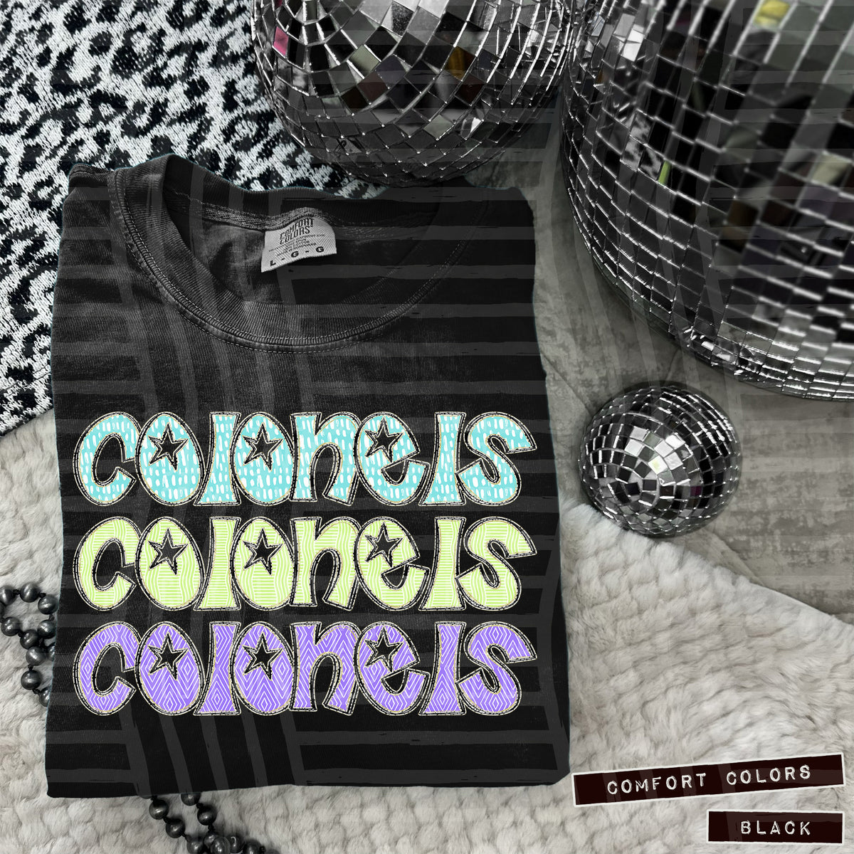 Colonels Pastel Star Stacked (Caplinger) 101583 DTF transfer