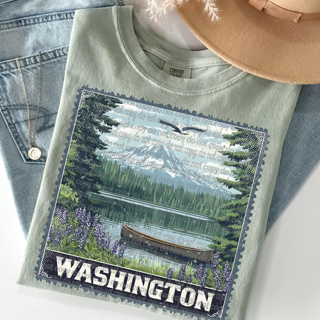 Washington State Stamp (TTD) 99097 DTF transfer