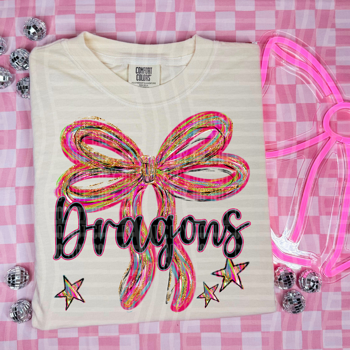 Dragons Whimsical Bow (caplinger) DTF transfer