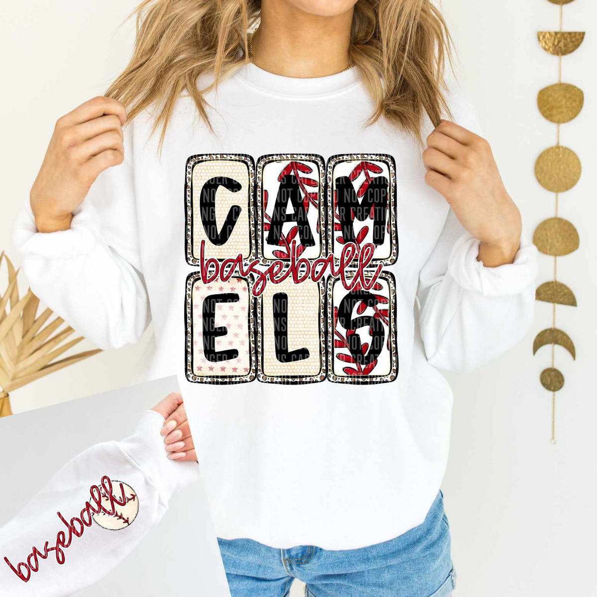 Camels Baseball FRONT (caplinger) 82580 DTF transfer