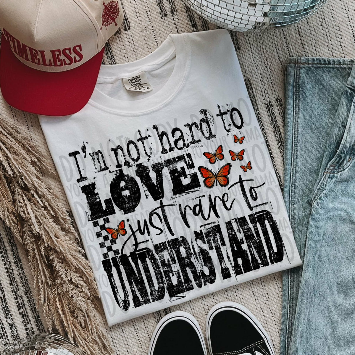It’s not hard to love (SWD) DTF Transfer