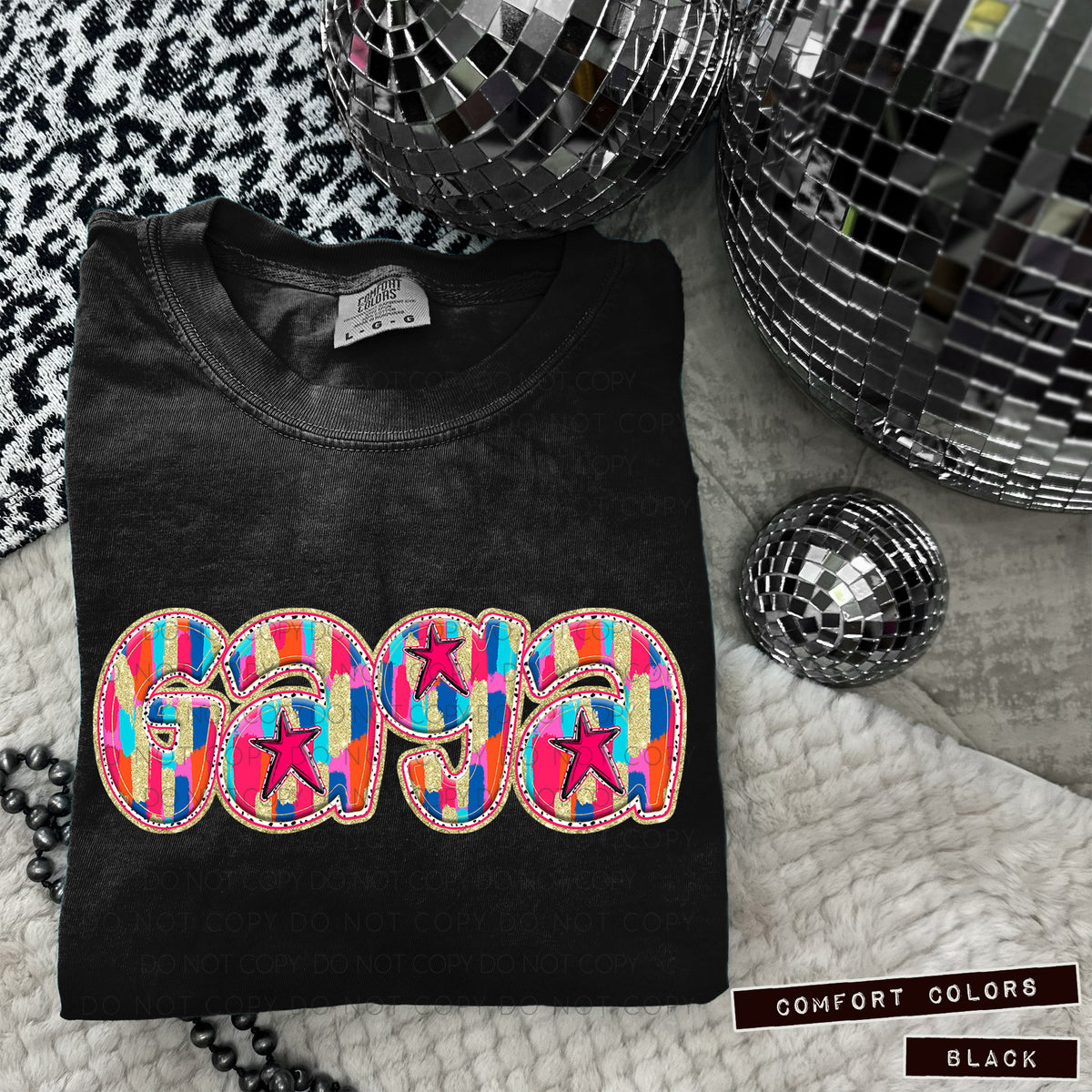 Gaga Tutti Brushstrokes (Caplinger) DTF transfer