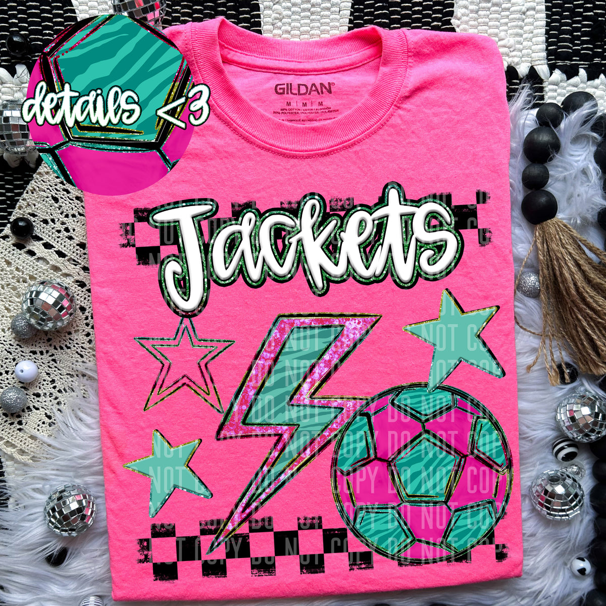 Jackets Rainbow Soccer (Caplinger) 97392 DTF transfer