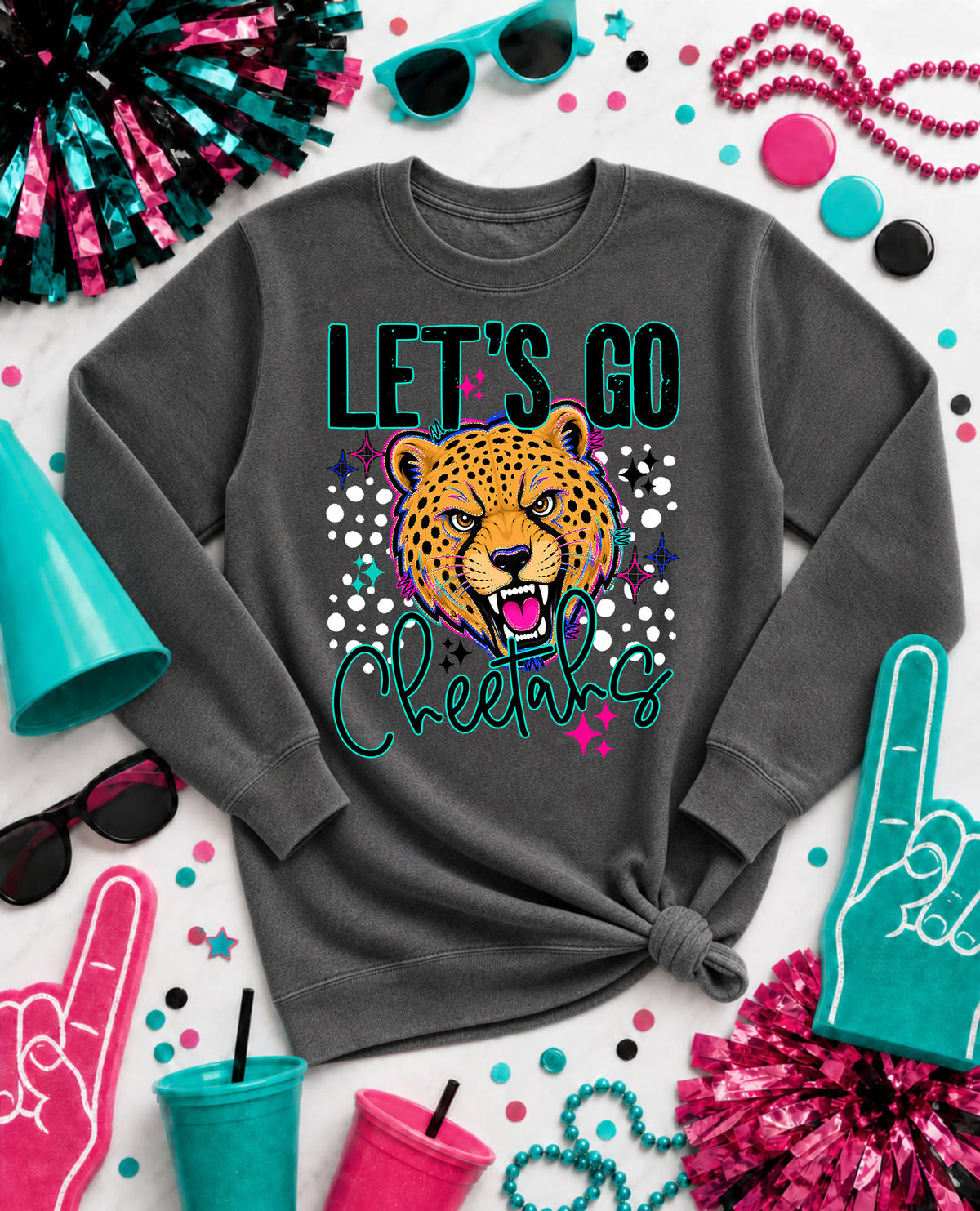 Let's go cheetahs (S&G) DTF Transfer