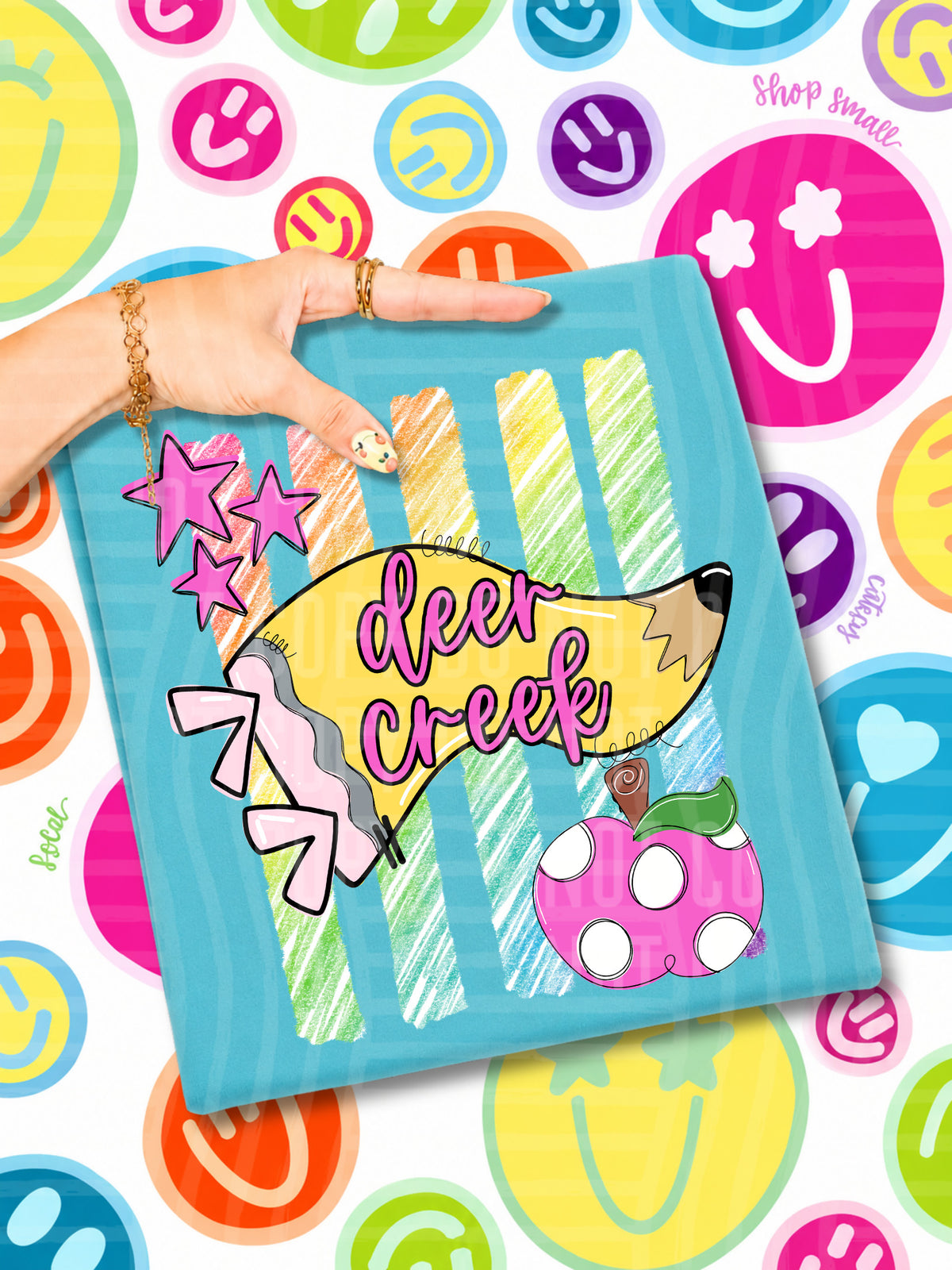 deer creek pencil flag (CAPLINGER) DTF Transfer