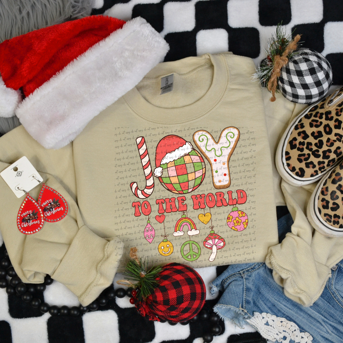Joy To The World 68547 DTF Transfer