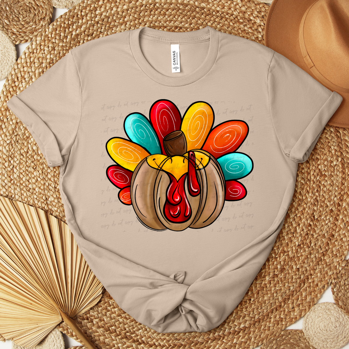 Turkey Pumpkin (RD) DTF Transfer
