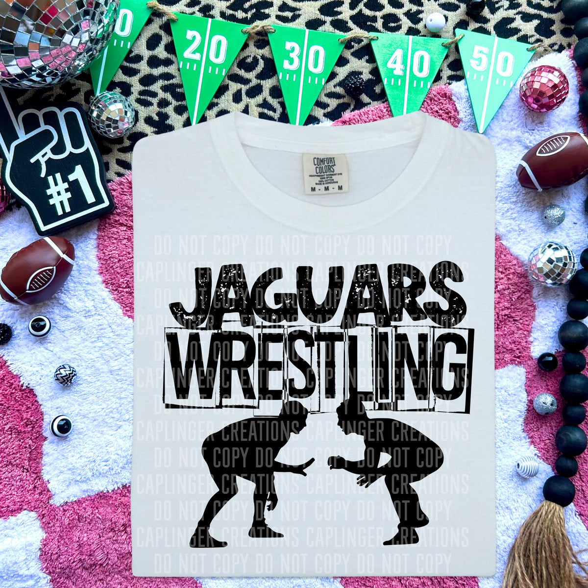 Jaguars Wrestling (Caplinger) DTF transfer