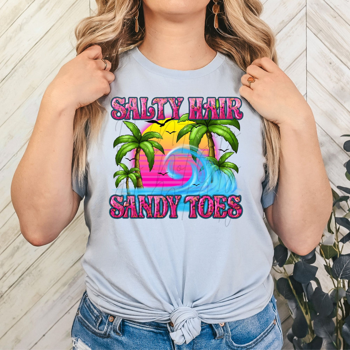 Salty Hair Sandy Toes-38045-DTF transfer