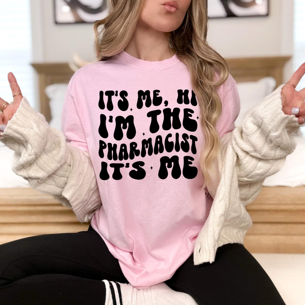 It’s me, hi I’m the pharmacist it’s me BLACK (CMD) 92180 DTF transfer